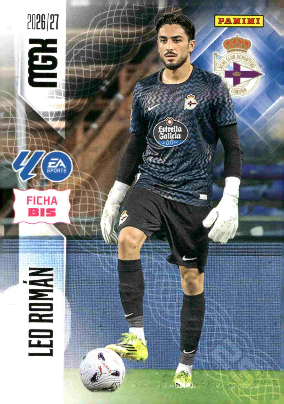 Panini | Megacracks | 2026-2027 | #129 Bis  | Leo Roman | RC Deportivo | Basico Bis