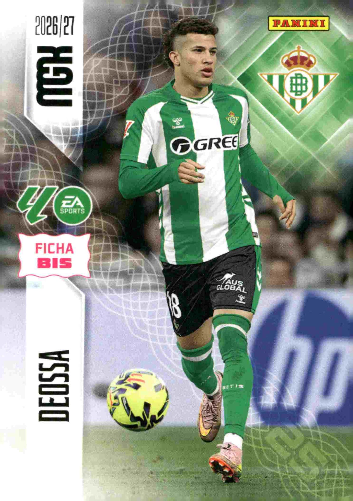 Panini | Megacracks | 2026-2027 | #100 Bis  | Deossa | Real Betis | Basico Bis
