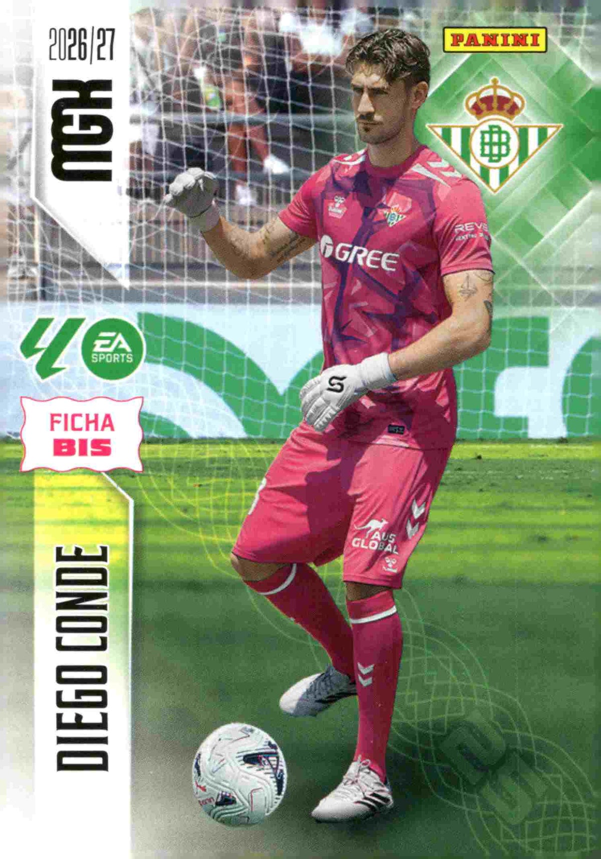 Panini | Megacracks | 2026-2027 | #93 Bis  | Diego Conde | Real Betis | Basico Bis