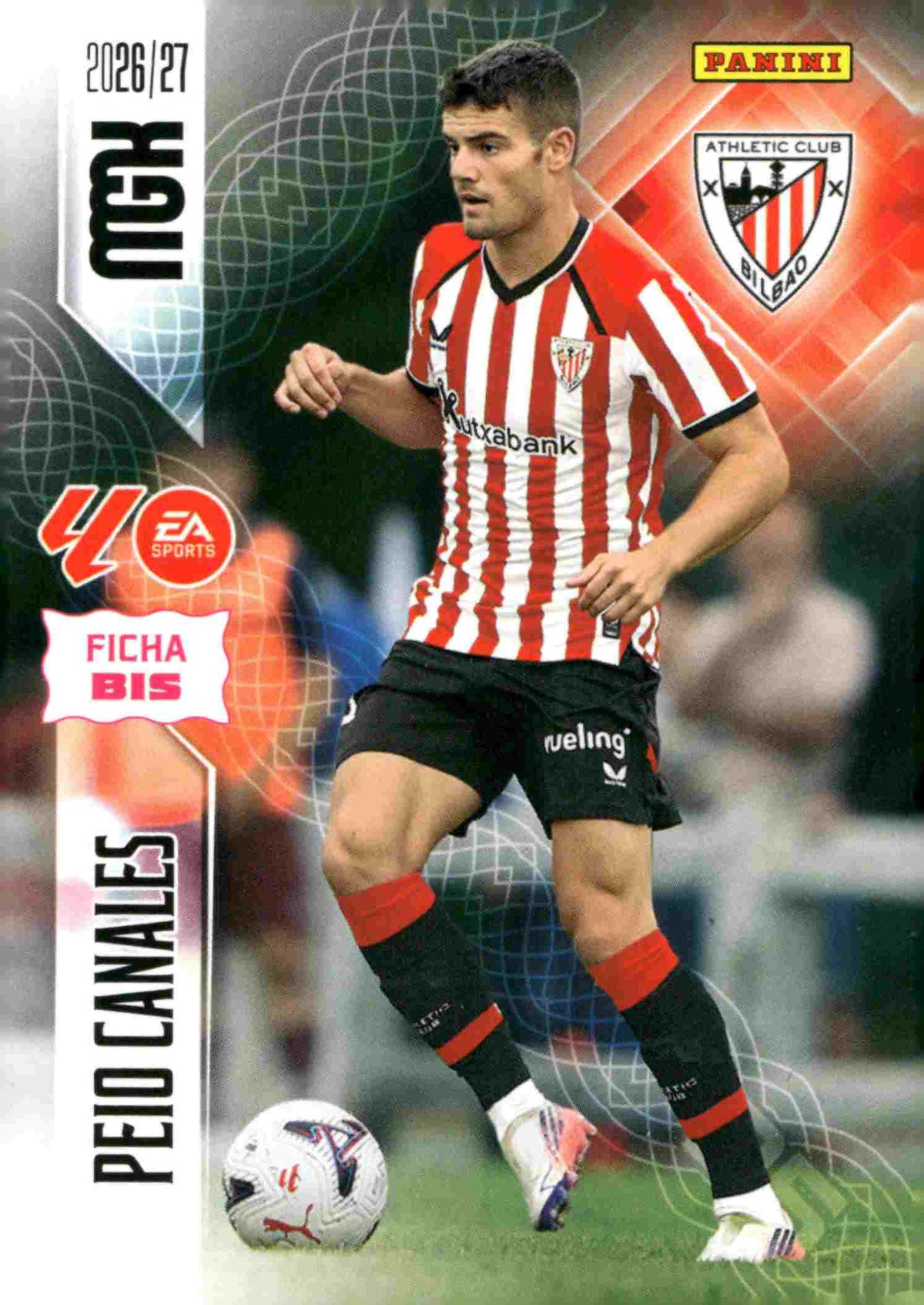 Panini | Megacracks | 2026-2027 | #47 Bis  | Peio Canales | Athletic Club | Basico Bis