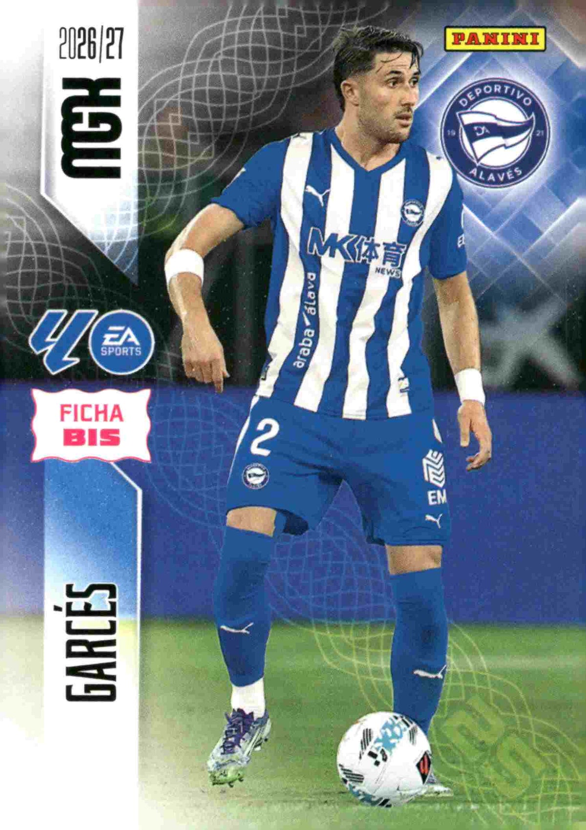 Panini | Megacracks | 2026-2027 | #25 Bis  | Garcés | D. Alavés | Basico Bis