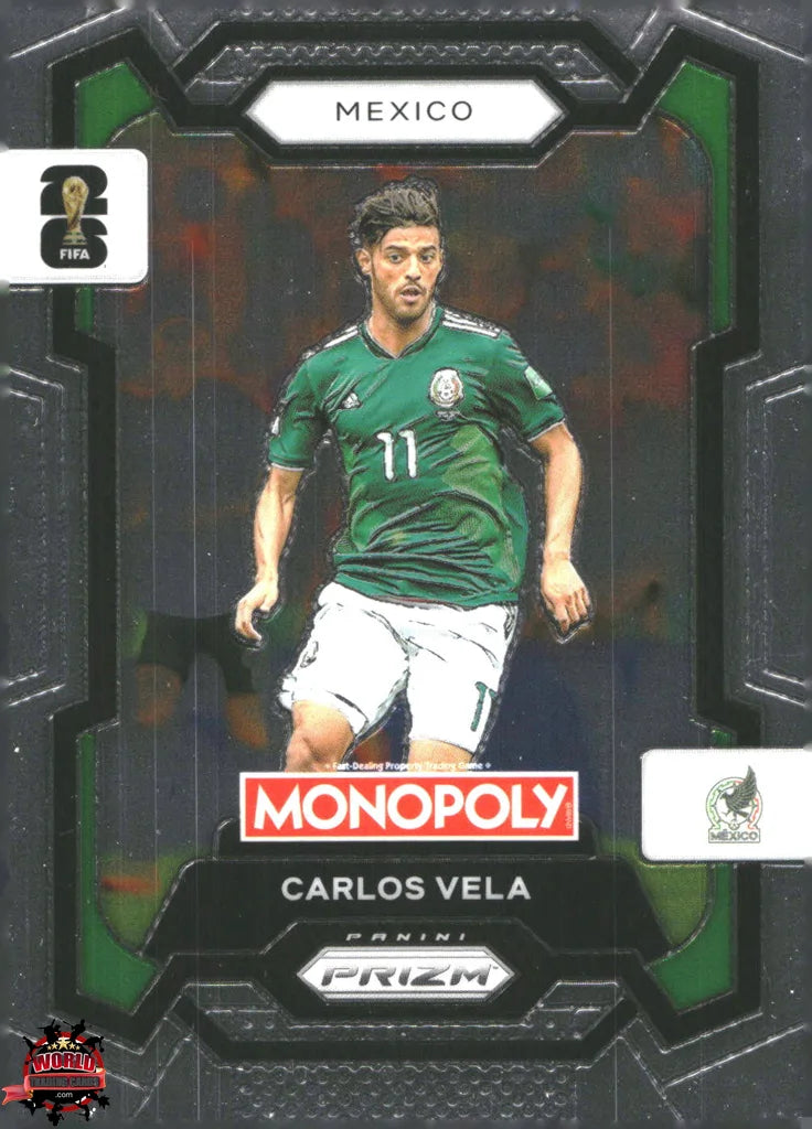 #PMPWC/053 | Panini | Monopoly | Prizm | FIFA World Cup | 2026 | Carlos Vela | Base