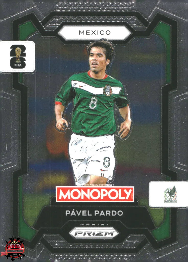#PMPWC/054 | Panini | Monopoly | Prizm | FIFA World Cup | 2026 | Pavel Pardo | Base