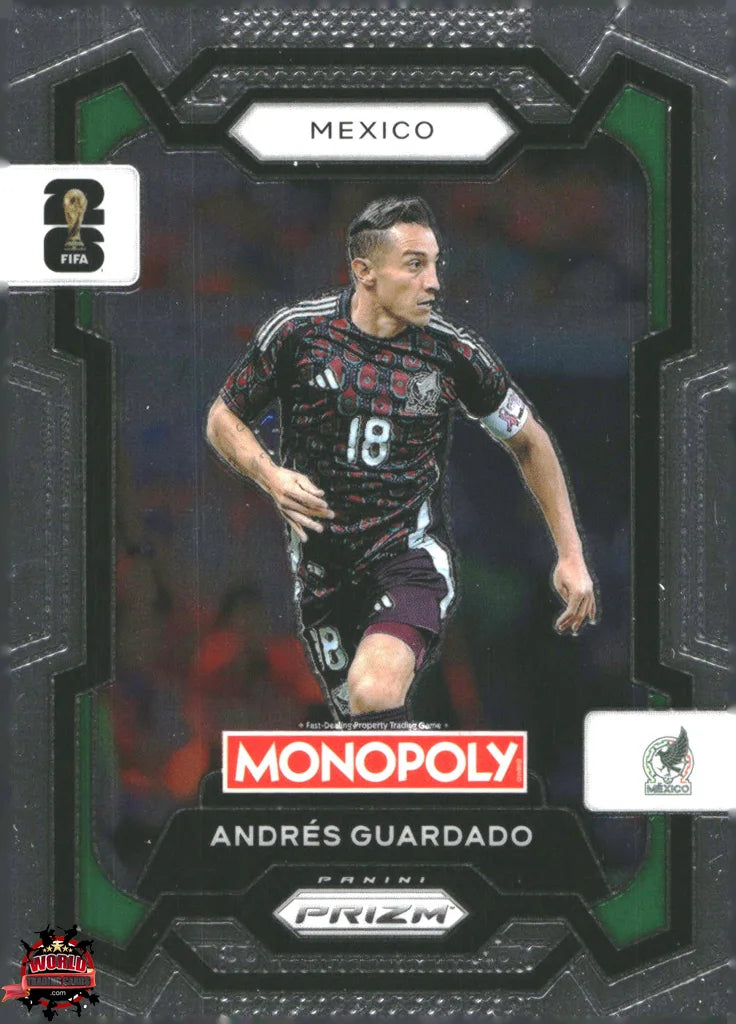 #PMPWC/055 | Panini | Monopoly | Prizm | FIFA World Cup | 2026 | Andres Guardado | Base