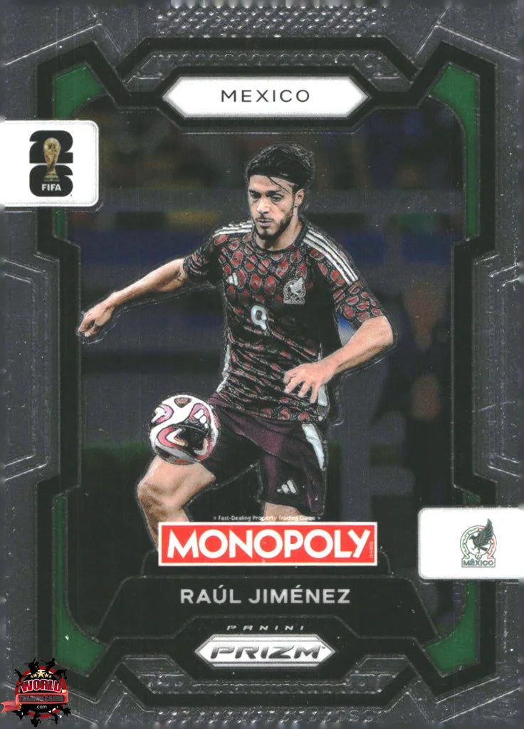 #PMPWC/058 | Panini | Monopoly | Prizm | FIFA World Cup | 2026 | Raul Jimenez | Base