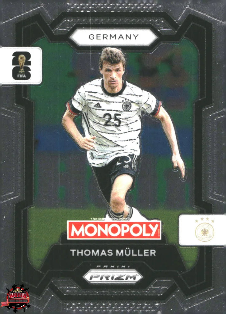 #PMPWC/059 | Panini | Monopoly | Prizm | FIFA World Cup | 2026 | Thomas Muller | Base