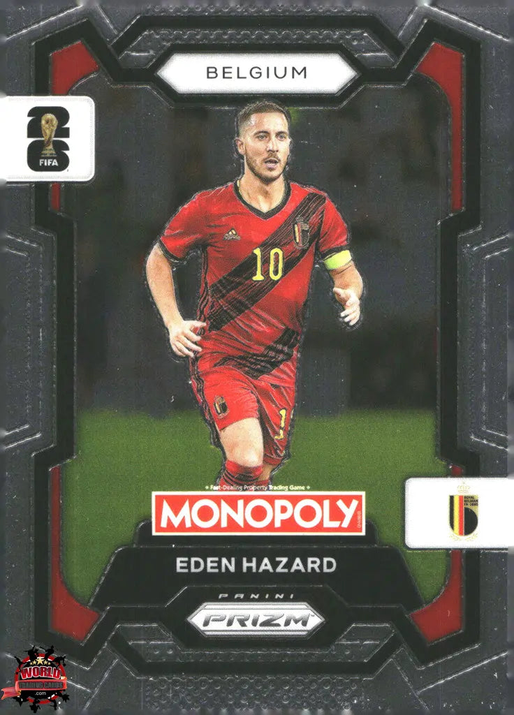 #PMPWC/066 | Panini | Monopoly | Prizm | FIFA World Cup | 2026 | Eden Hazard | Base