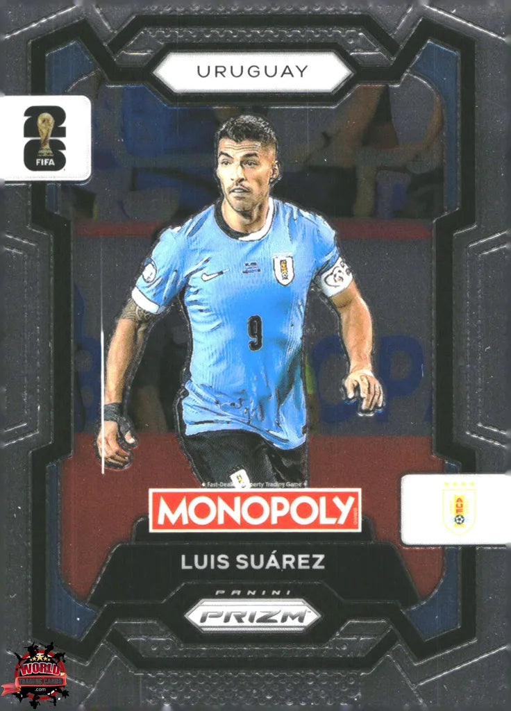 #PMPWC/067 | Panini | Monopoly | Prizm | FIFA World Cup | 2026 | Luis Suarez | Base