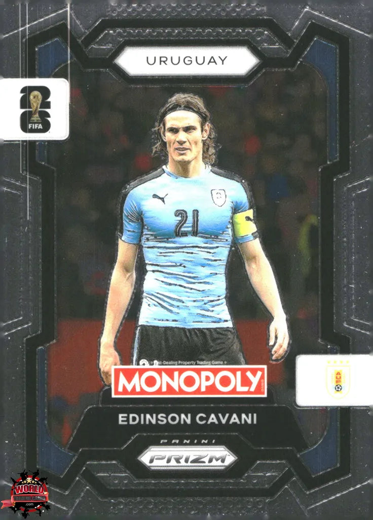 #PMPWC/070 | Panini | Monopoly | Prizm | FIFA World Cup | 2026 | Edinson Cavani | Base