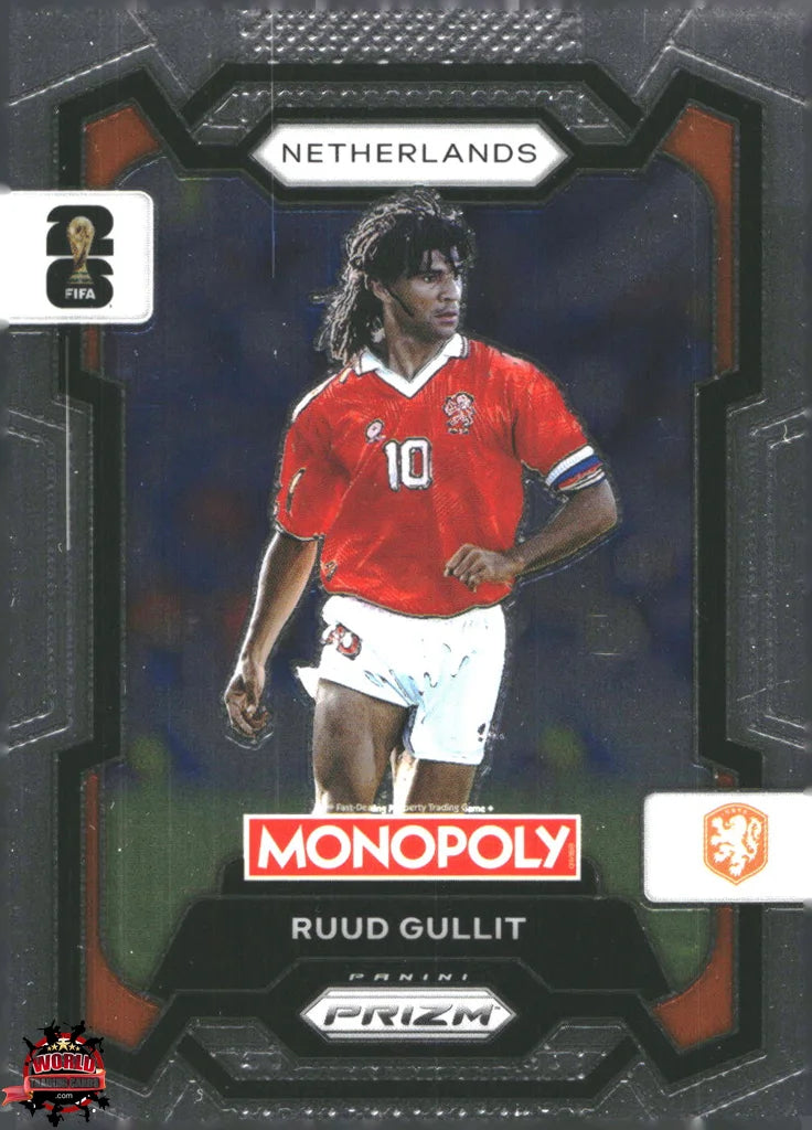 #PMPWC/075 | Panini | Monopoly | Prizm | FIFA World Cup | 2026 | Ruud Gullit | Base