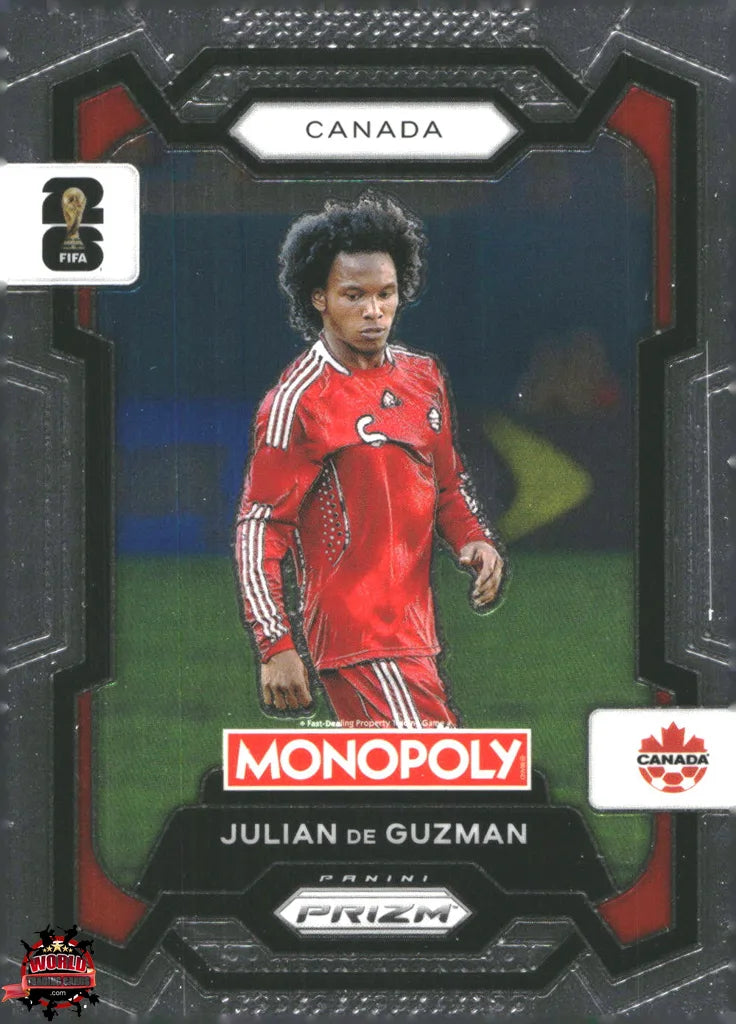 #PMPWC/077 | Panini | Monopoly | Prizm | FIFA World Cup | 2026 | Julian de Guzman | Base
