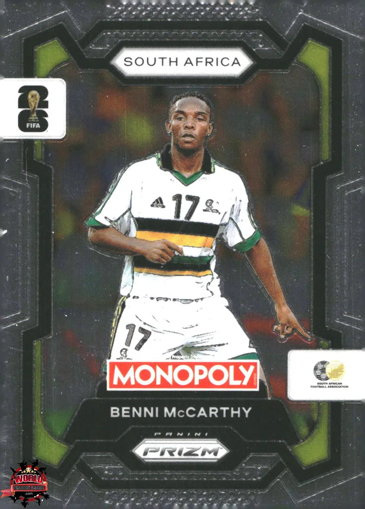 #PMPWC/080 | Panini | Monopoly | Prizm | FIFA World Cup | 2026 | Benni Mccarthy | Base