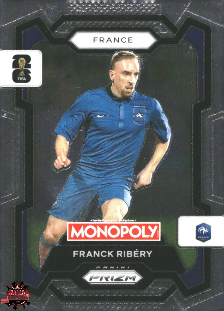 #PMPWC/008 | Panini | Monopoly | Prizm | FIFA World Cup | 2026 | Franck Ribery | Base