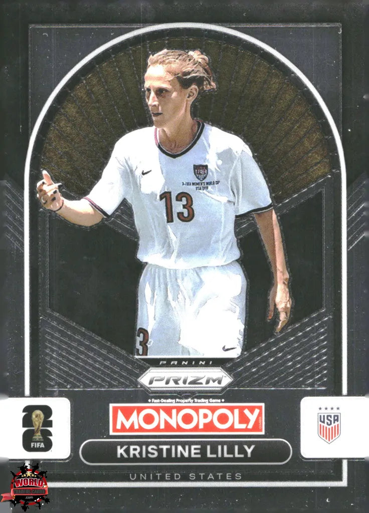 #PMPWC/087 | Panini | Monopoly | Prizm | FIFA World Cup | 2026 | Kristine Lilly | Base