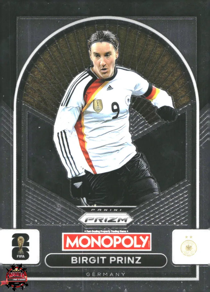 #PMPWC/088 | Panini | Monopoly | Prizm | FIFA World Cup | 2026 | Birgit Prinz | Base