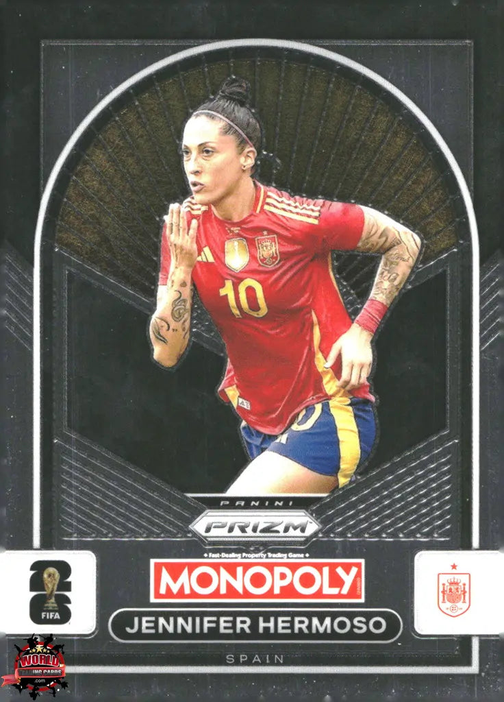 #PMPWC/098 | Panini | Monopoly | Prizm | FIFA World Cup | 2026 | Jennifer Hermoso | Base