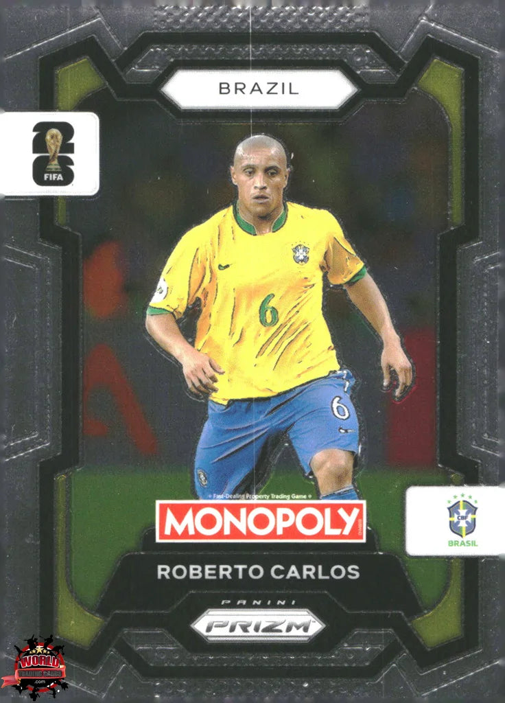 #PMPWC/017 | Panini | Monopoly | Prizm | FIFA World Cup | 2026 | Roberto Carlos | Base
