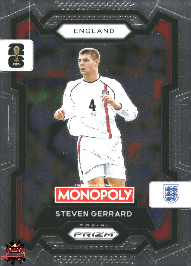 #PMPWC/023 | Panini | Monopoly | Prizm | FIFA World Cup | 2026 | Steven Gerrard | Base