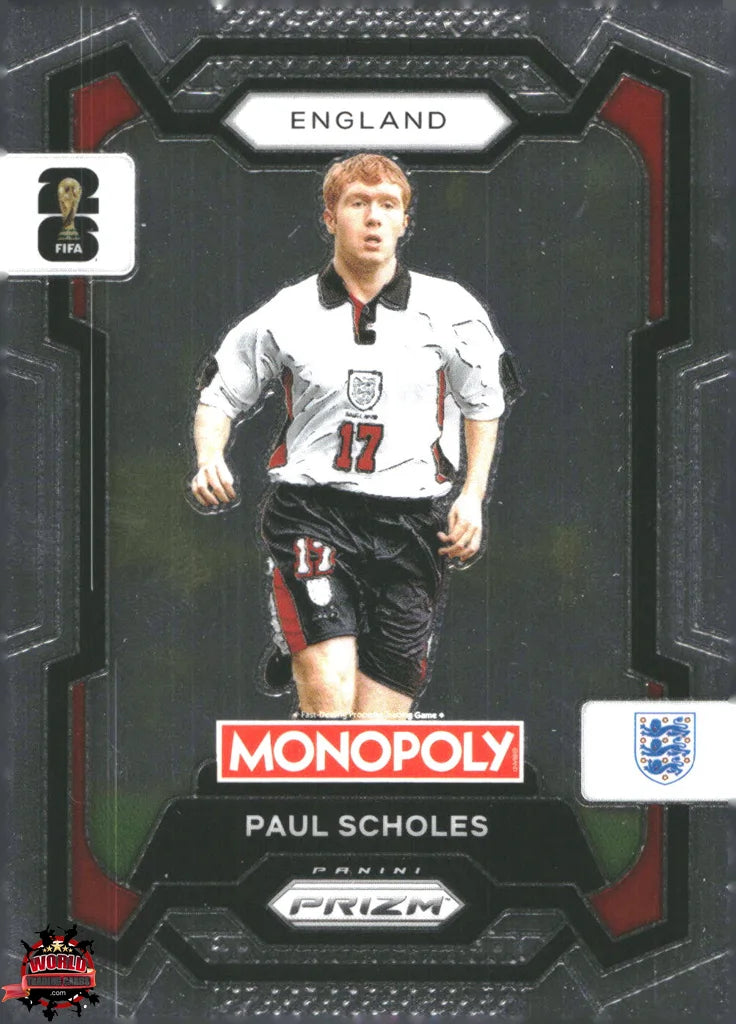 #PMPWC/024 | Panini | Monopoly | Prizm | FIFA World Cup | 2026 | Paul Sholes | Base
