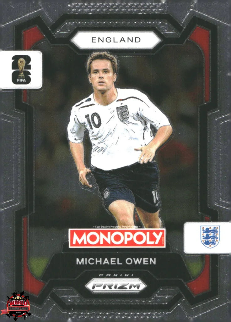 #PMPWC/026 | Panini | Monopoly | Prizm | FIFA World Cup | 2026 | Michael Owen | Base