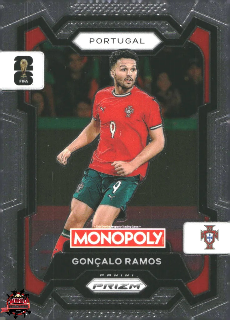 #PMPWC/030 | Panini | Monopoly | Prizm | FIFA World Cup | 2026 | Gonçalo Ramos | Base