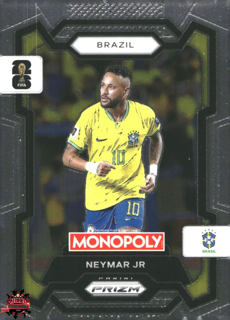 #PMPWC/015 | Panini | Monopoly | Prizm | FIFA World Cup | 2026 | Neymar | Base