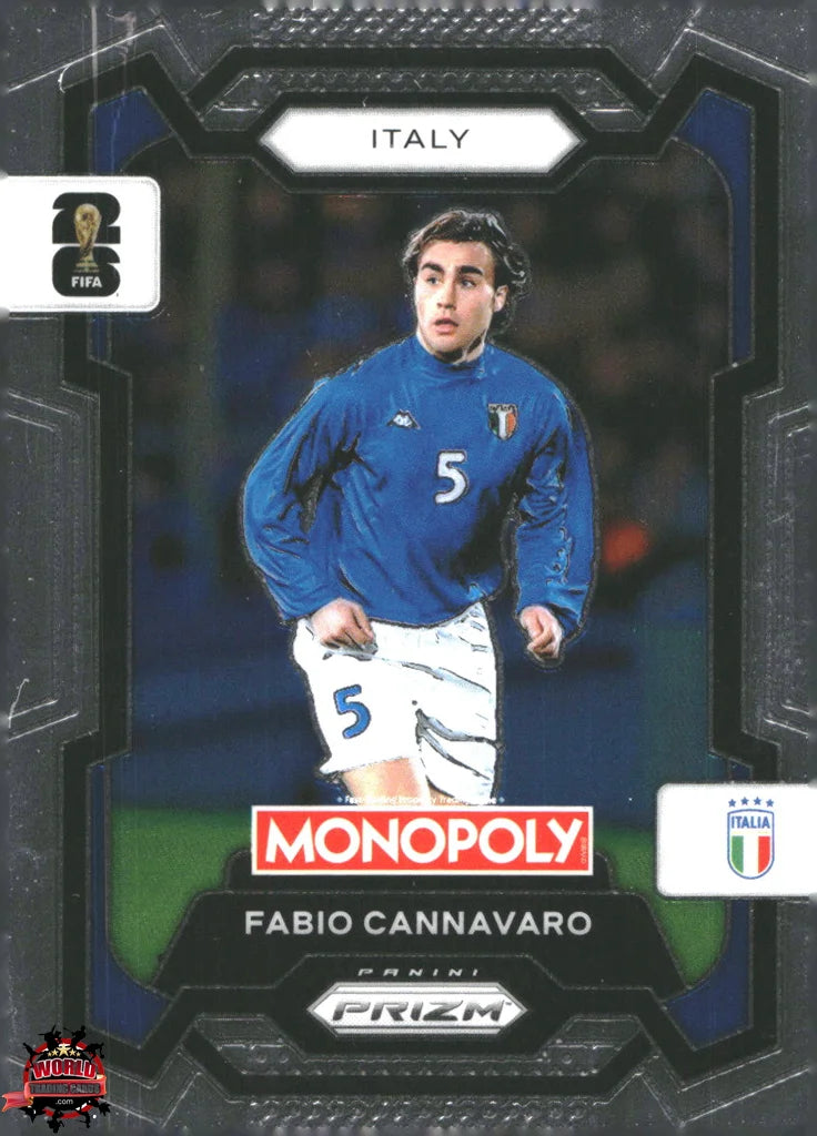 #PMPWC/036 | Panini | Monopoly | Prizm | FIFA World Cup | 2026 | Fabio Cannavaro | Base