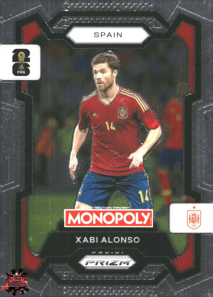 #PMPWC/040 | Panini | Monopoly | Prizm | FIFA World Cup | 2026 | Xabi Alonso | Base