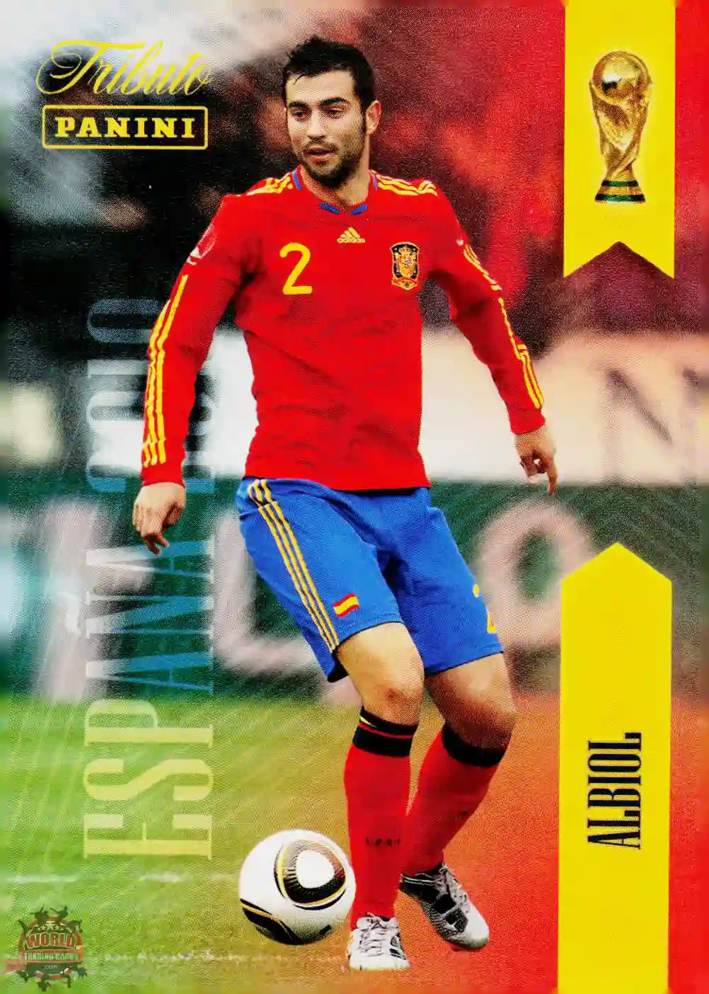 #PTBESP/02 | Panini | Tributo España | Vamos Campeones | 2026 | Sudafrica 2010 | Albiol