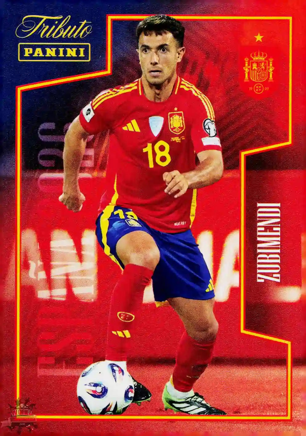 #PTBESP/51 | Panini | Tributo España | Vamos Campeones | 2026 | La Roja 2026 | Zubimendi