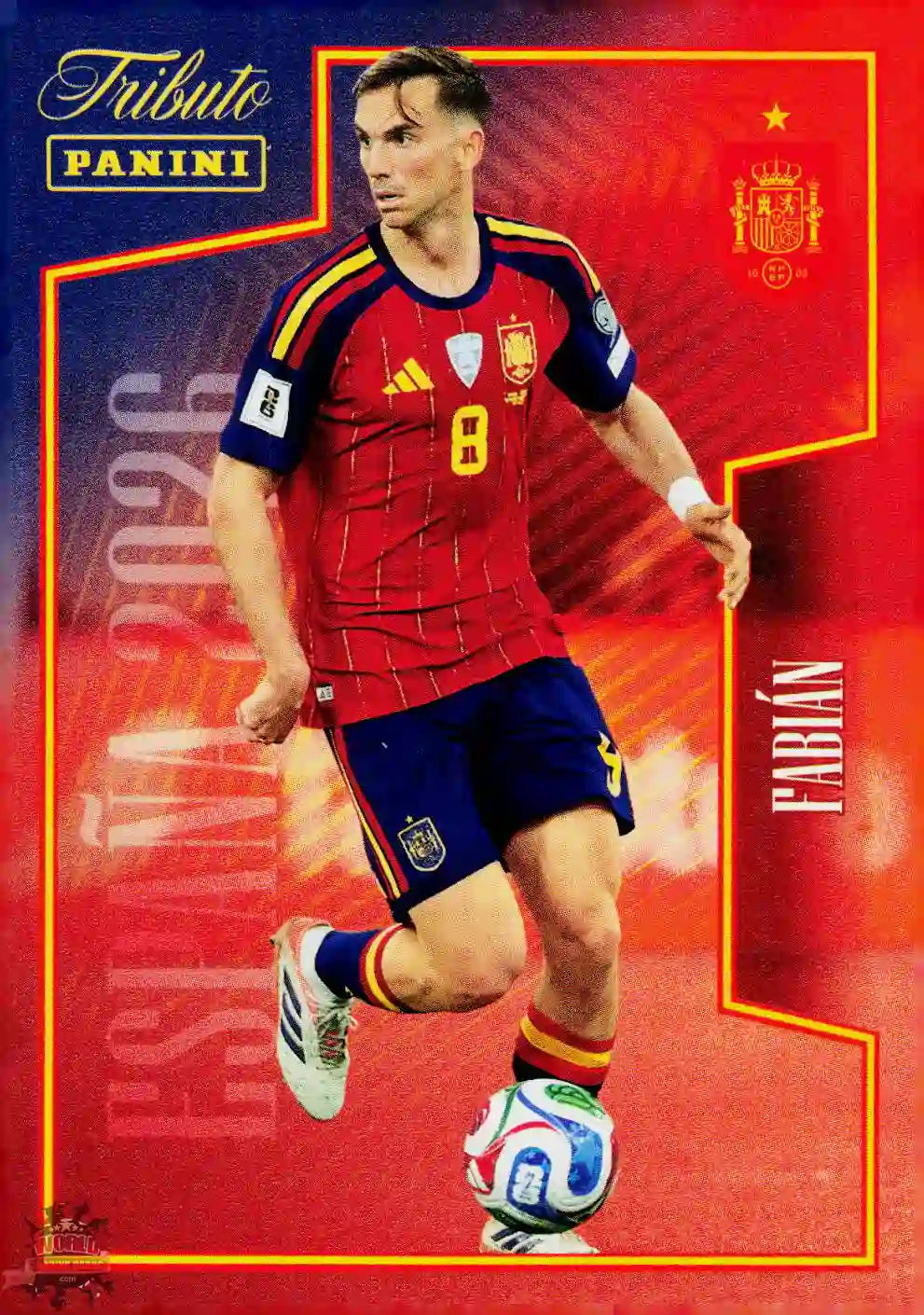 #PTBESP/54 | Panini | Tributo España | Vamos Campeones | 2026 | La Roja 2026 | Fabian