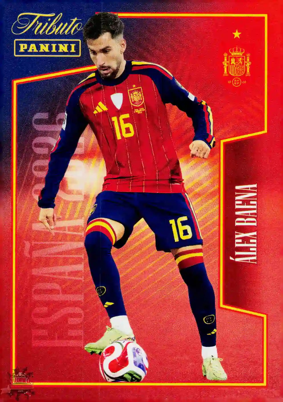 #PTBESP/56 | Panini | Tributo España | Vamos Campeones | 2026 | La Roja 2026 | Alex Baena