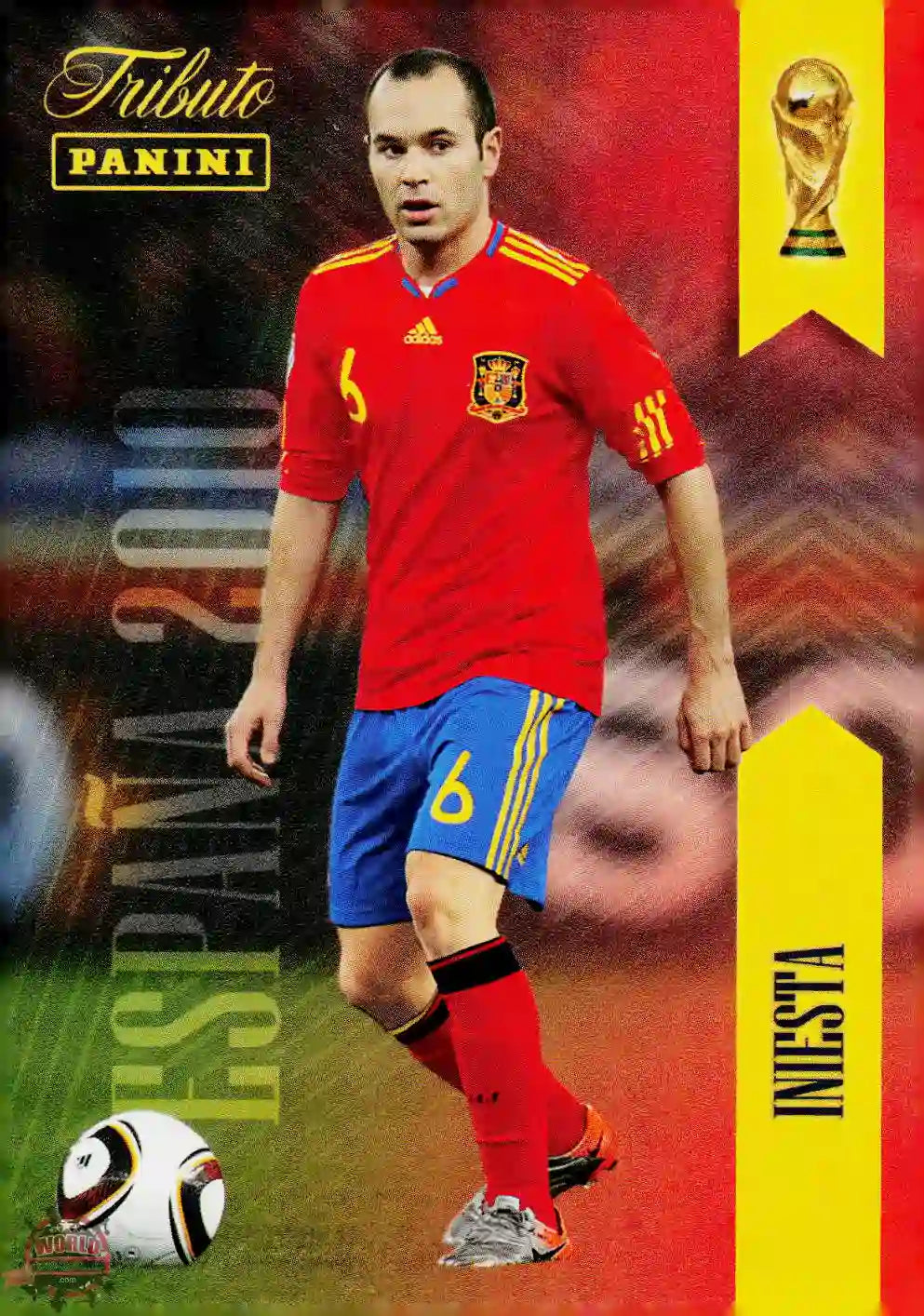 #PTBESP/06 | Panini | Tributo España | Vamos Campeones | 2026 | Sudafrica 2010 | Iniesta