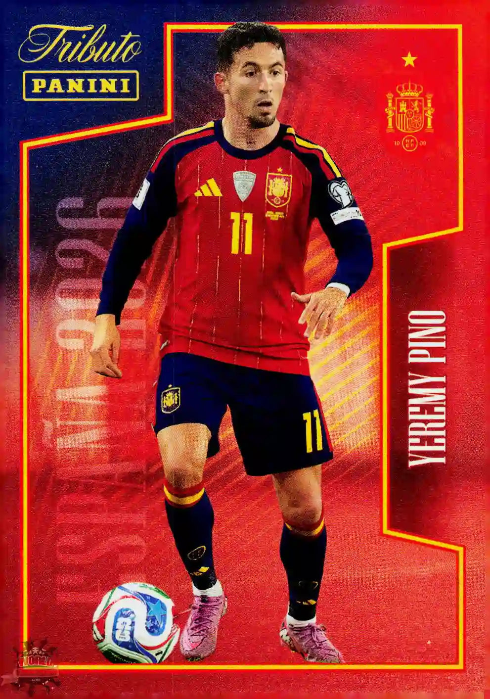 #PTBESP/62 | Panini | Tributo España | Vamos Campeones | 2026 | La Roja 2026 | Yeremi Pino