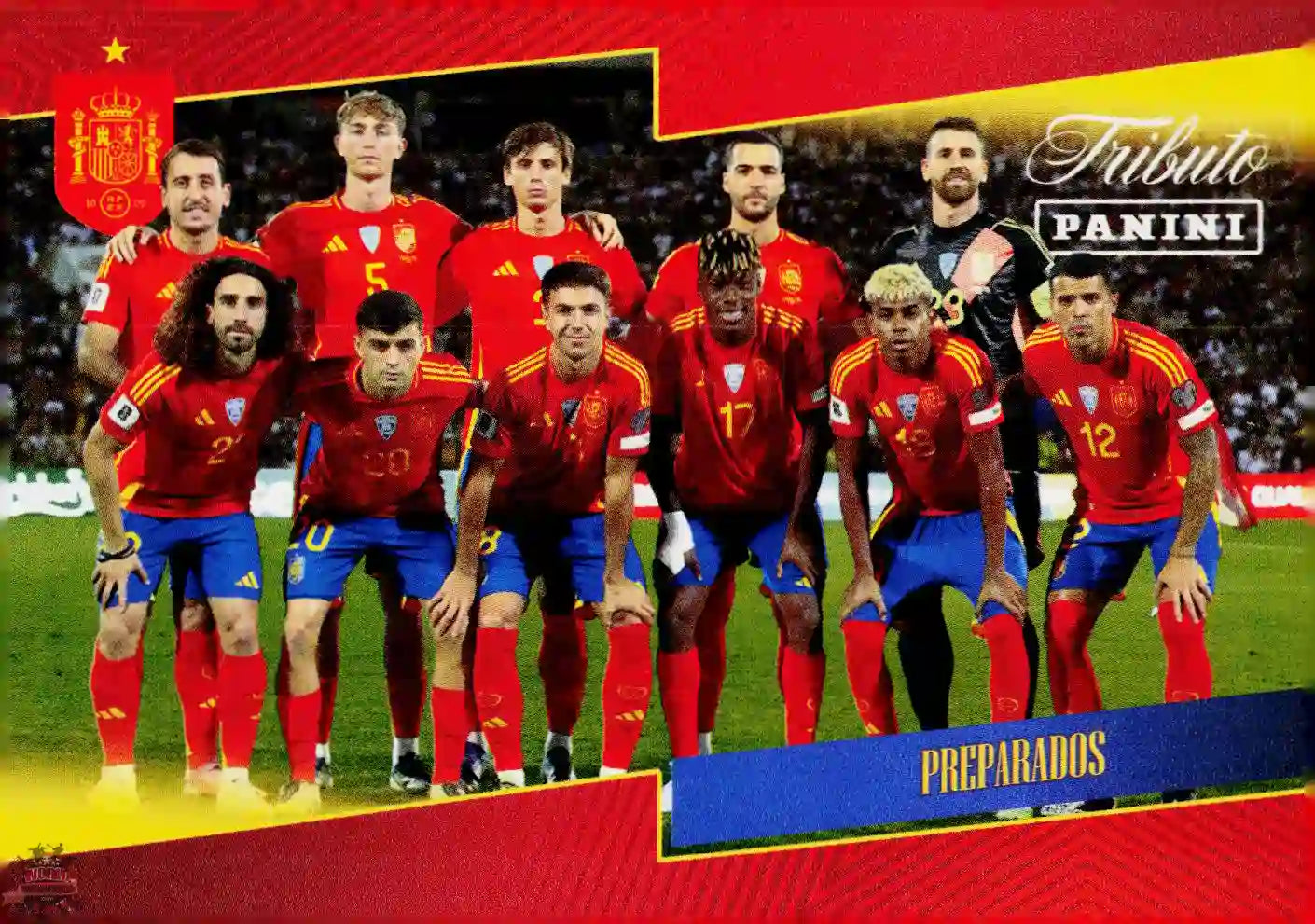 #PTBESP/69 | Panini | Tributo España | Vamos Campeones | 2026 | La Roja 2026 | Preparados