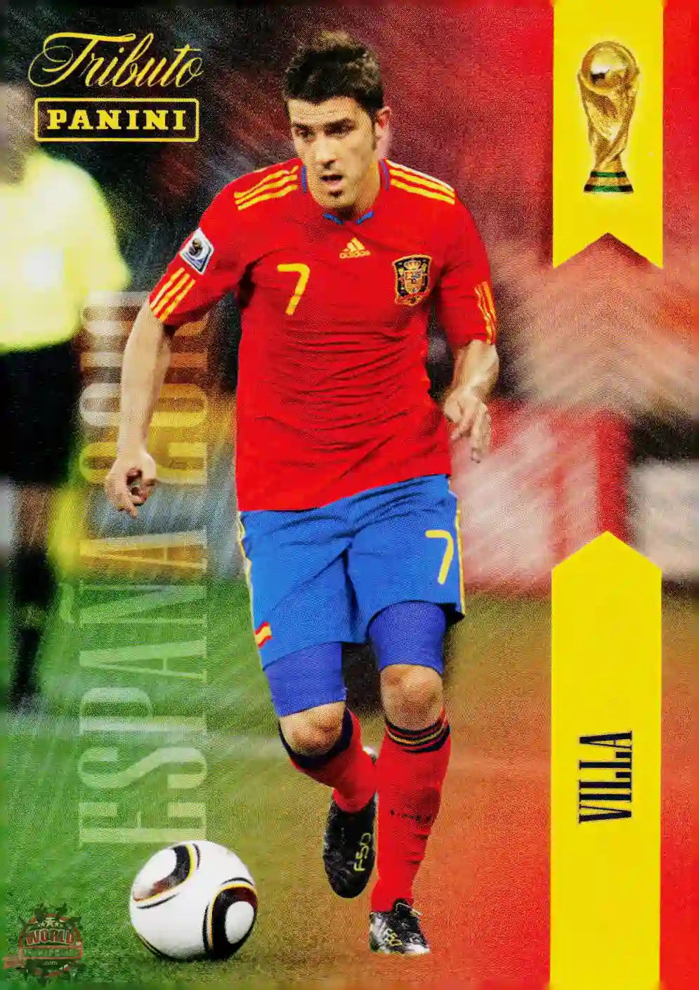 #PTBESP/07 | Panini | Tributo España | Vamos Campeones | 2026 | Sudafrica 2010 | David Villa