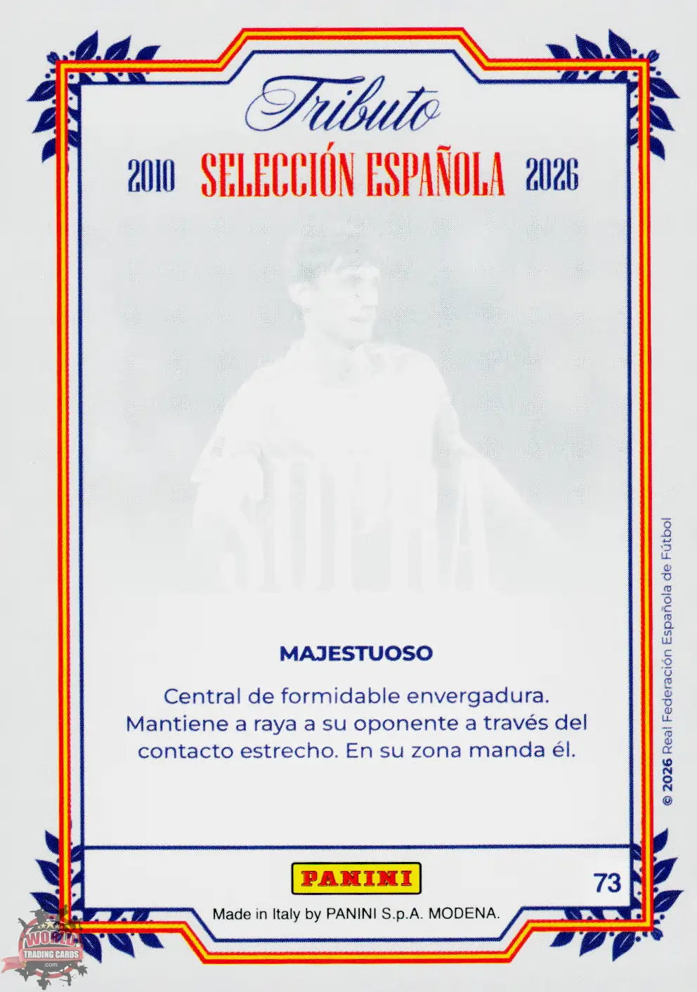 #PTBESP/73 | Panini | Tributo España | Vamos Campeones | 2026 | SUPRA | Le Normand