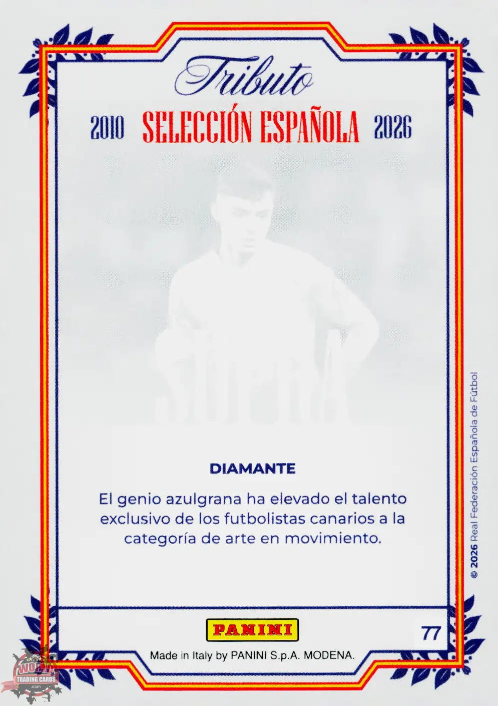#PTBESP/77 | Panini | Tributo España | Vamos Campeones | 2026 | SUPRA | Pedri