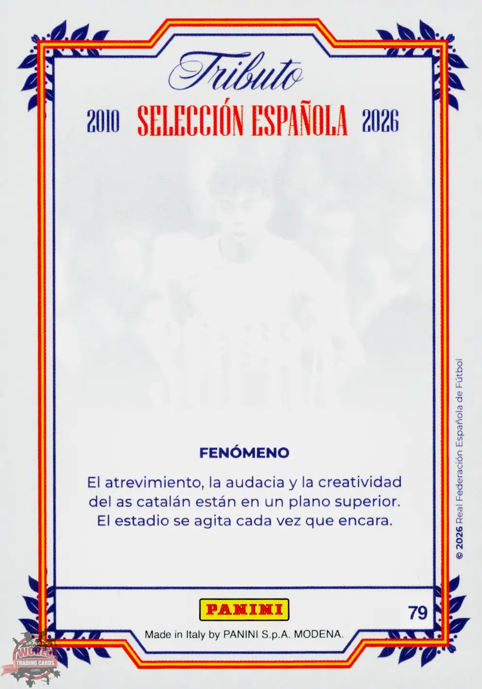 #PTBESP/79 | Panini | Tributo España | Vamos Campeones | 2026 | SUPRA | Lamine Yamal