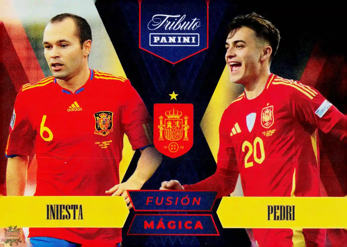 #PTBESP/85 | Panini | Tributo España | Vamos Campeones | 2026 | FUSION MAGICA | Iniesta / Pedri