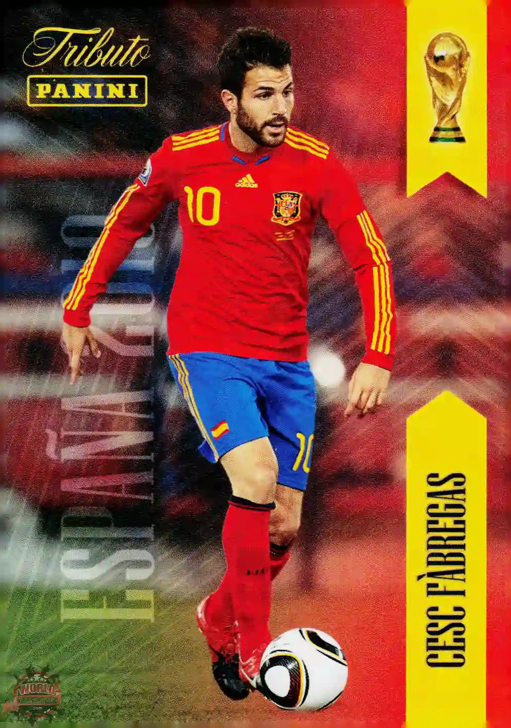 #PTBESP/10 | Panini | Tributo España | Vamos Campeones | 2026 | Sudafrica 2010 | Cesc Fabregas