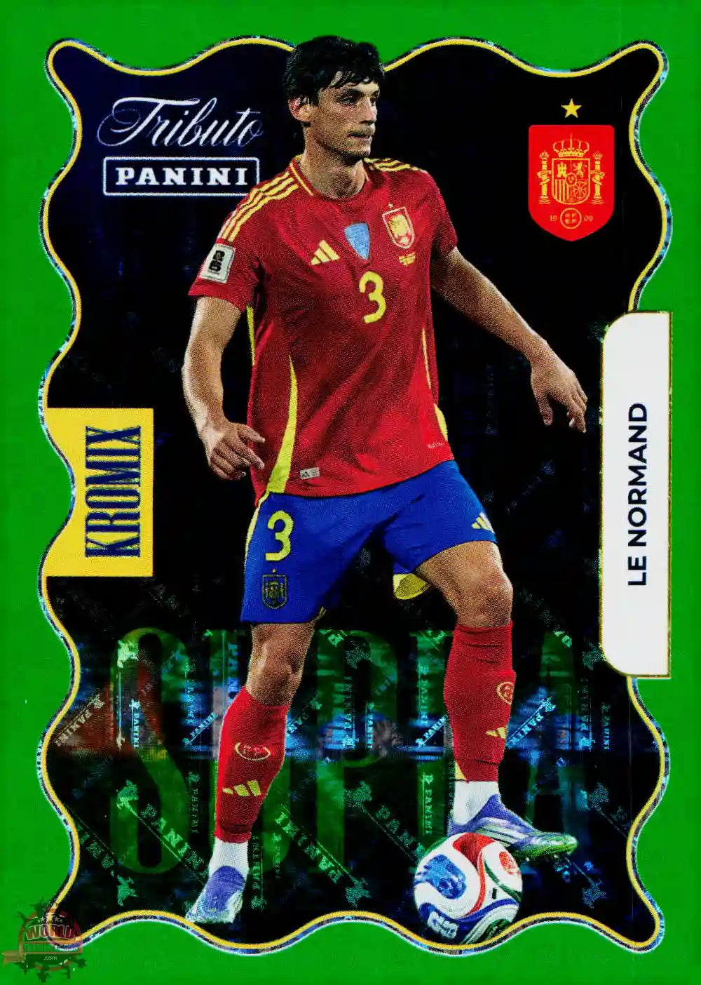 #PTBESP/KV73 | Panini | Tributo España | Vamos Campeones | 2026 | PARALLELS SUPRA KROMIX GREEN | Le Normand