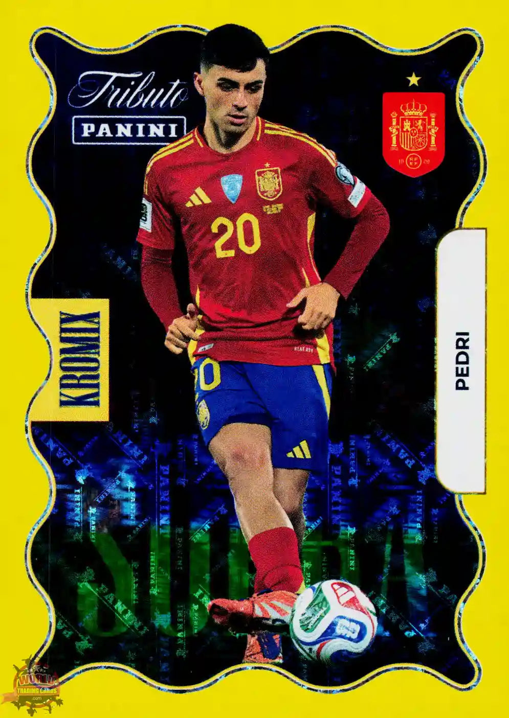 #PTBESP/KO77 | Panini | Tributo España | Vamos Campeones | 2026 | PARALLELS SUPRA KROMIX GOLD | Pedri