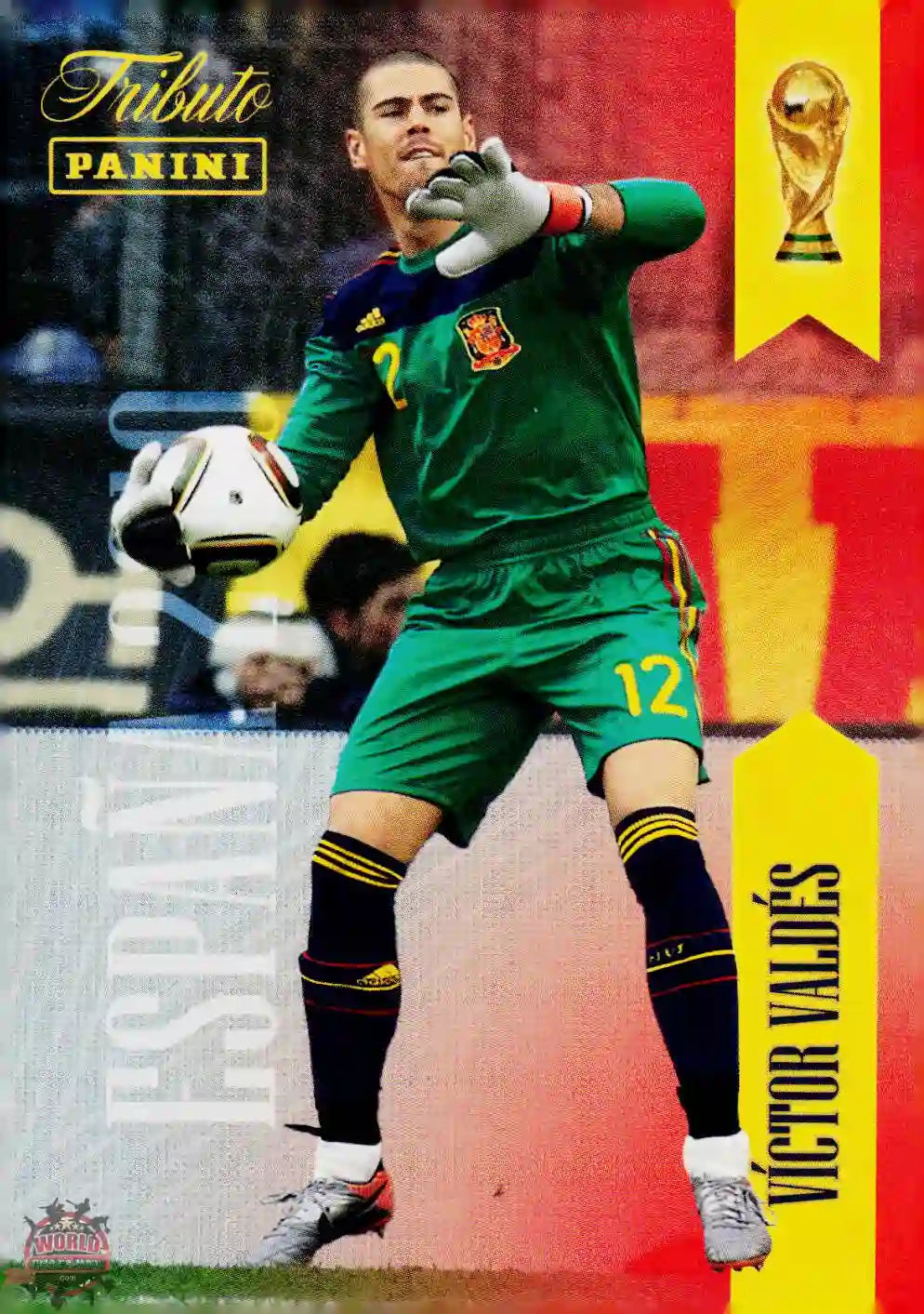 #PTBESP/12 | Panini | Tributo España | Vamos Campeones | 2026 | Sudafrica 2010 | Victor Valdes