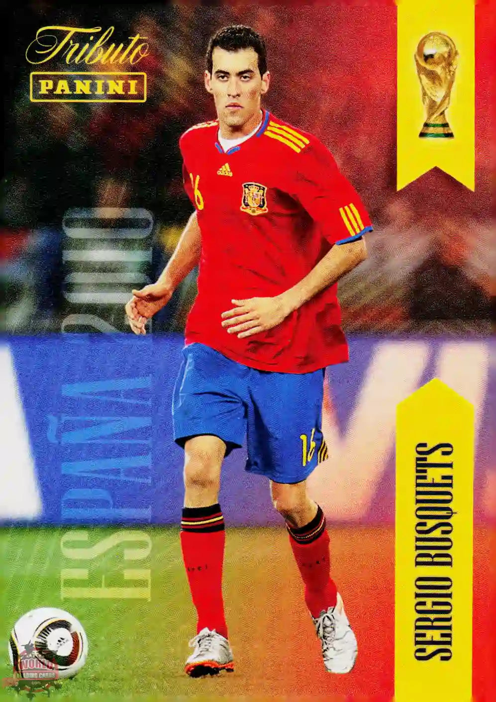 #PTBESP/16 | Panini | Tributo España | Vamos Campeones | 2026 | Sudafrica 2010 | Busquets