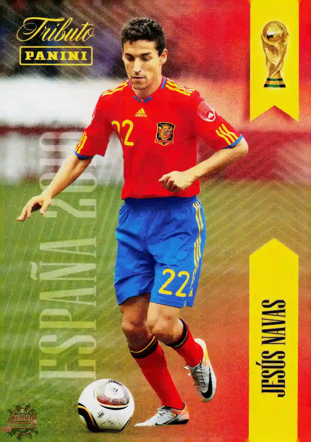 #PTBESP/22 | Panini | Tributo España | Vamos Campeones | 2026 | Sudafrica 2010 | Jesus Navas