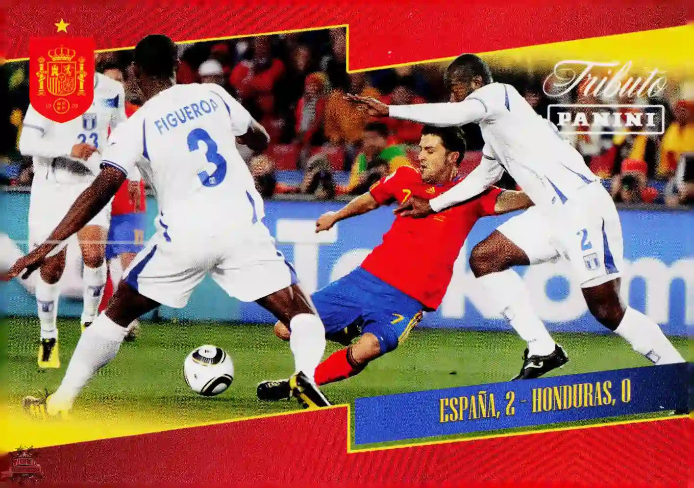 #PTBESP/26 | Panini | Tributo España | Vamos Campeones | 2026 | Sudafrica 2010 | España 2 - Honduras 0