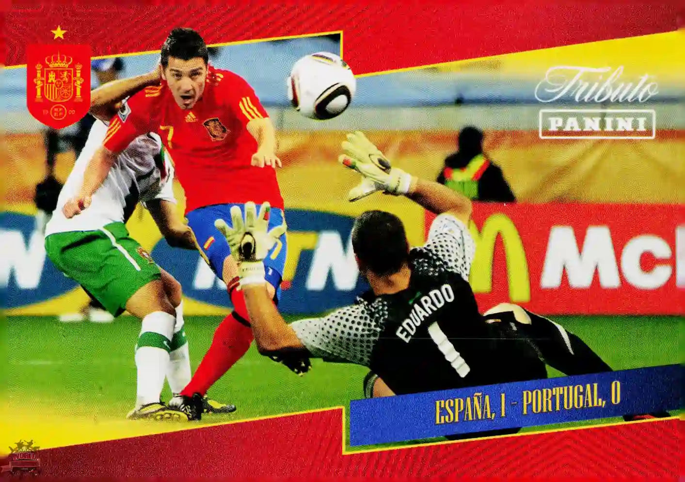 #PTBESP/28 | Panini | Tributo España | Vamos Campeones | 2026 | Sudafrica 2010 | España 1 - Portugal 0