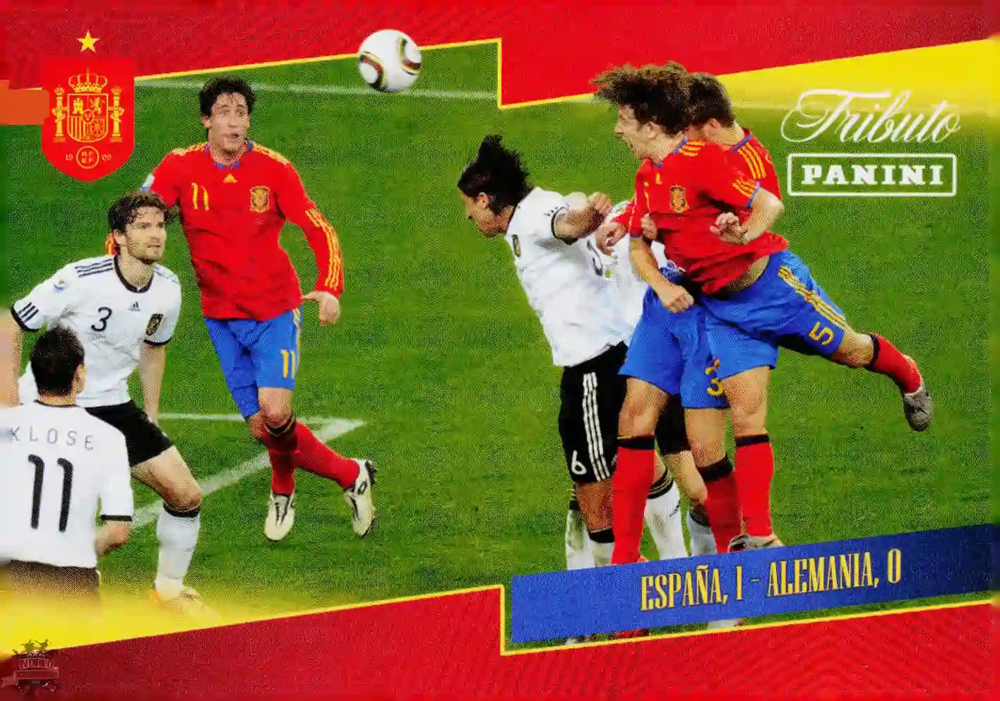 #PTBESP/30 | Panini | Tributo España | Vamos Campeones | 2026 | Sudafrica 2010 | España 1 - Alemania 0