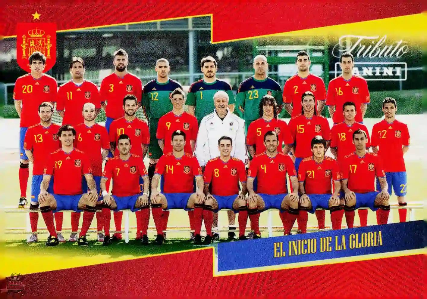 #PTBESP/32 | Panini | Tributo España | Vamos Campeones | 2026 | Sudafrica 2010 | El Inicio de la Gloria